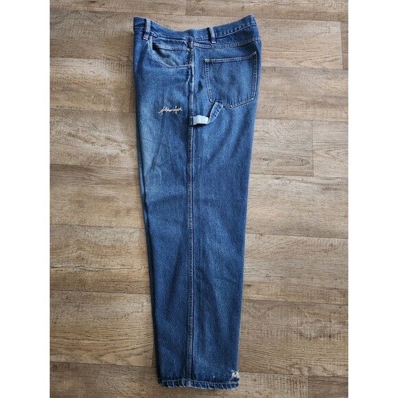 Vintage FUBU Collection Jeans Men's 40x32 Baggy Wide Leg Hip Hop Skate 90's Y2K - Picture 3 of 11